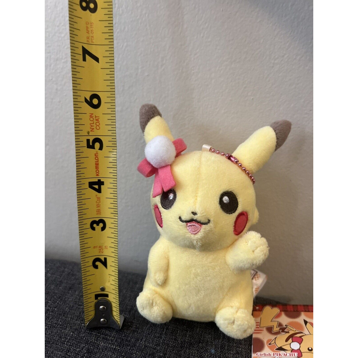 Pokemon Sun And Moon Girlish Pikachu Plush 6”