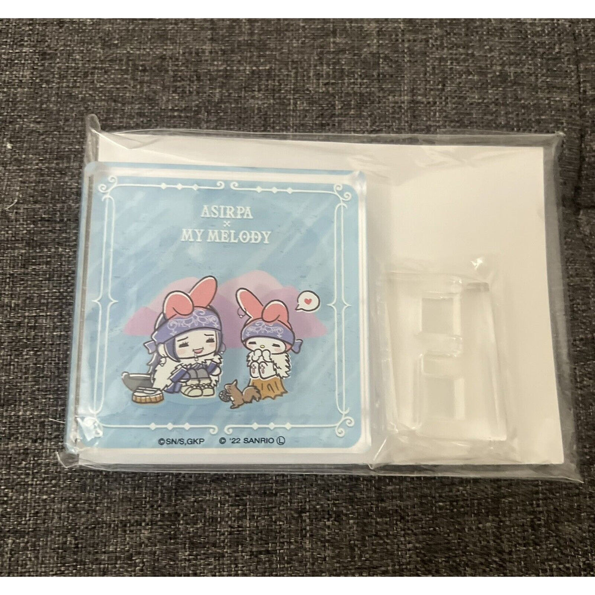 Golden Kamuy X Sanrio Collab Acrylic Block Stand My Melody Asirpa