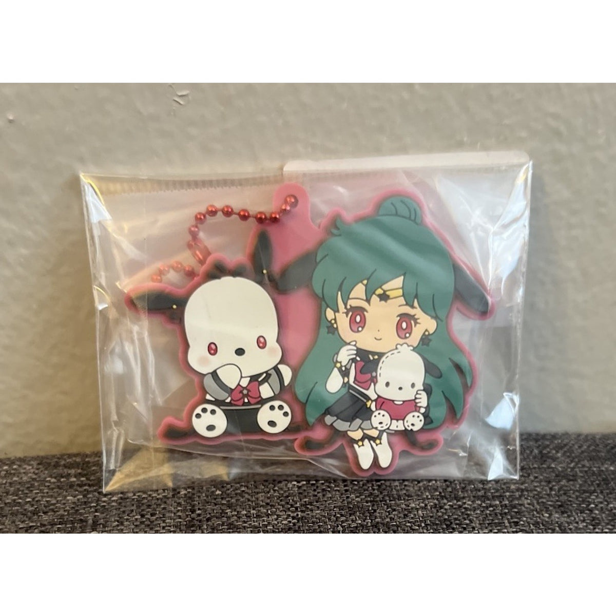 Sanrio Sailor Moon X Pochacco Rubber Charm