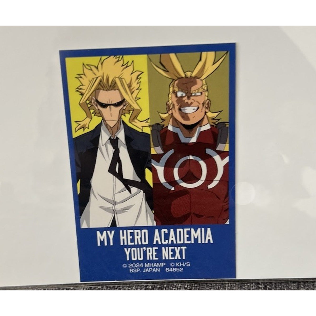 My Hero Academia You’re Next All Might Dark Might Illustration Board & Sticker