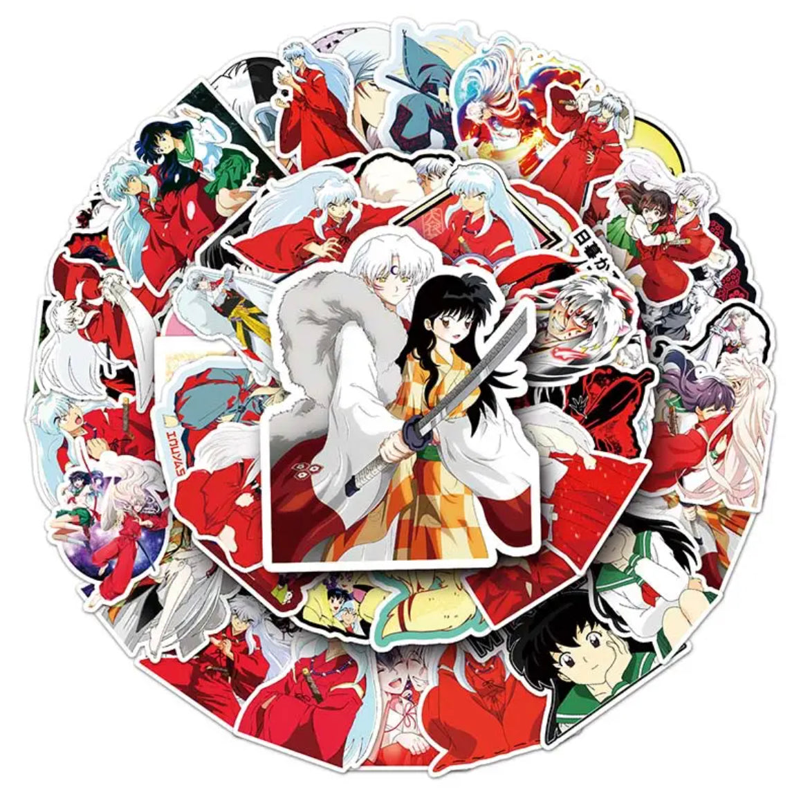 Inuyasha Anime 50 Piece Sticker Set
