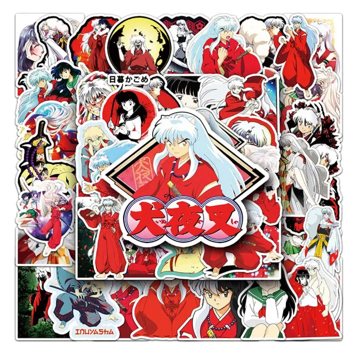 Inuyasha Anime 50 Piece Sticker Set