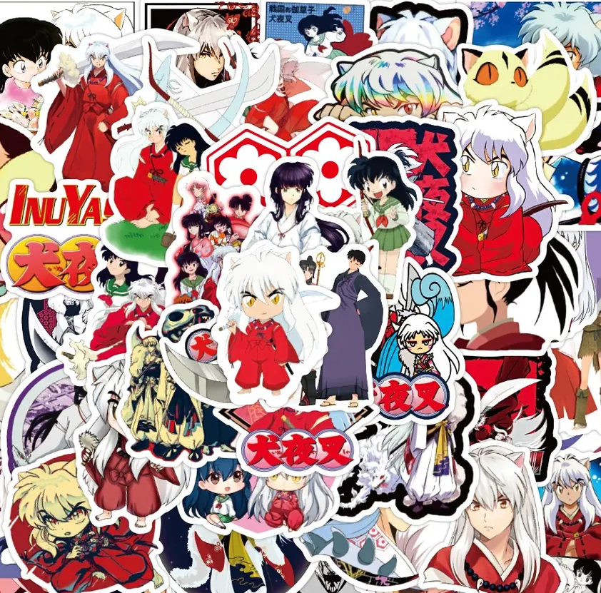 Inuyasha Anime 50 Piece Sticker Set