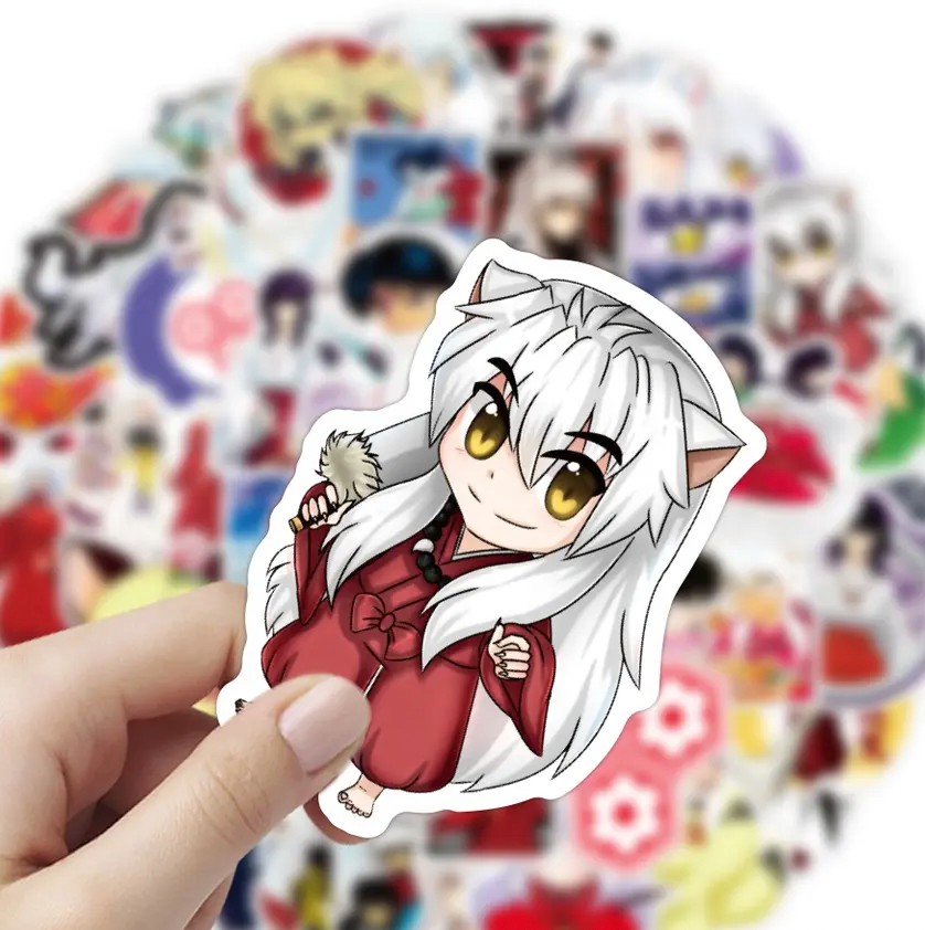 Inuyasha Anime 50 Piece Sticker Set