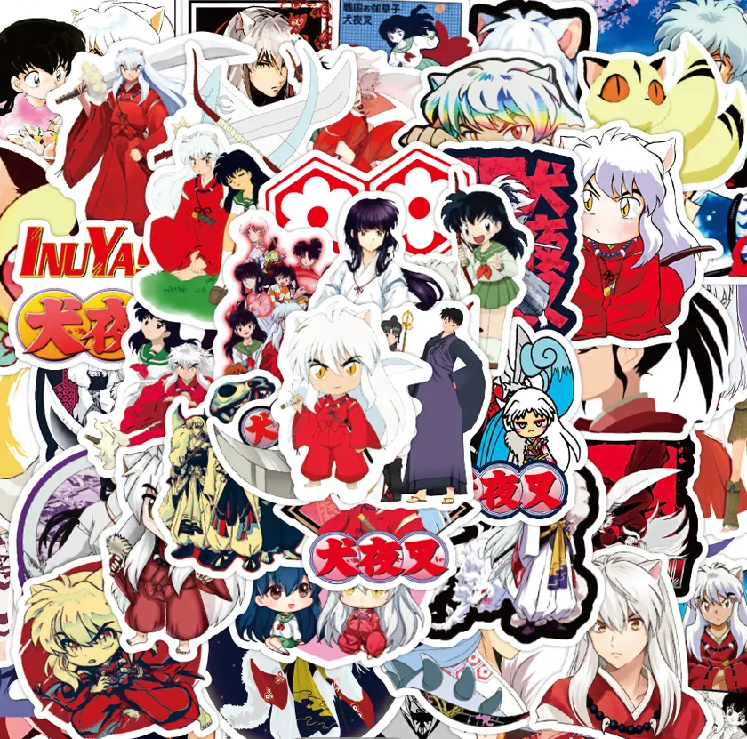 Inuyasha Anime 50 Piece Sticker Set