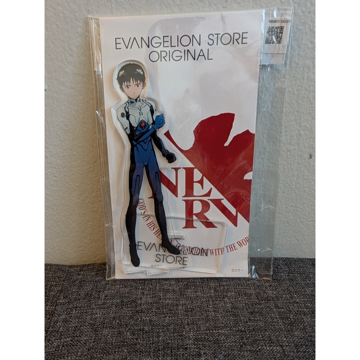 Neon Genesis Evangelion Shinji Ikari 20th Anniversary Acrylic Stand