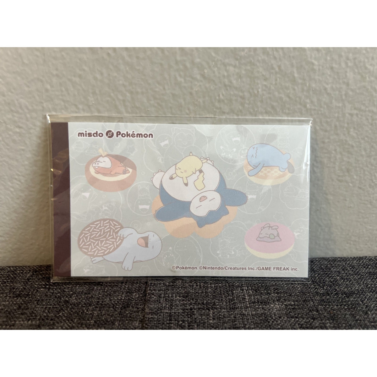 Mister Donut Misudo X Pokemon Fukubukuro 2024 Memopad Notebook