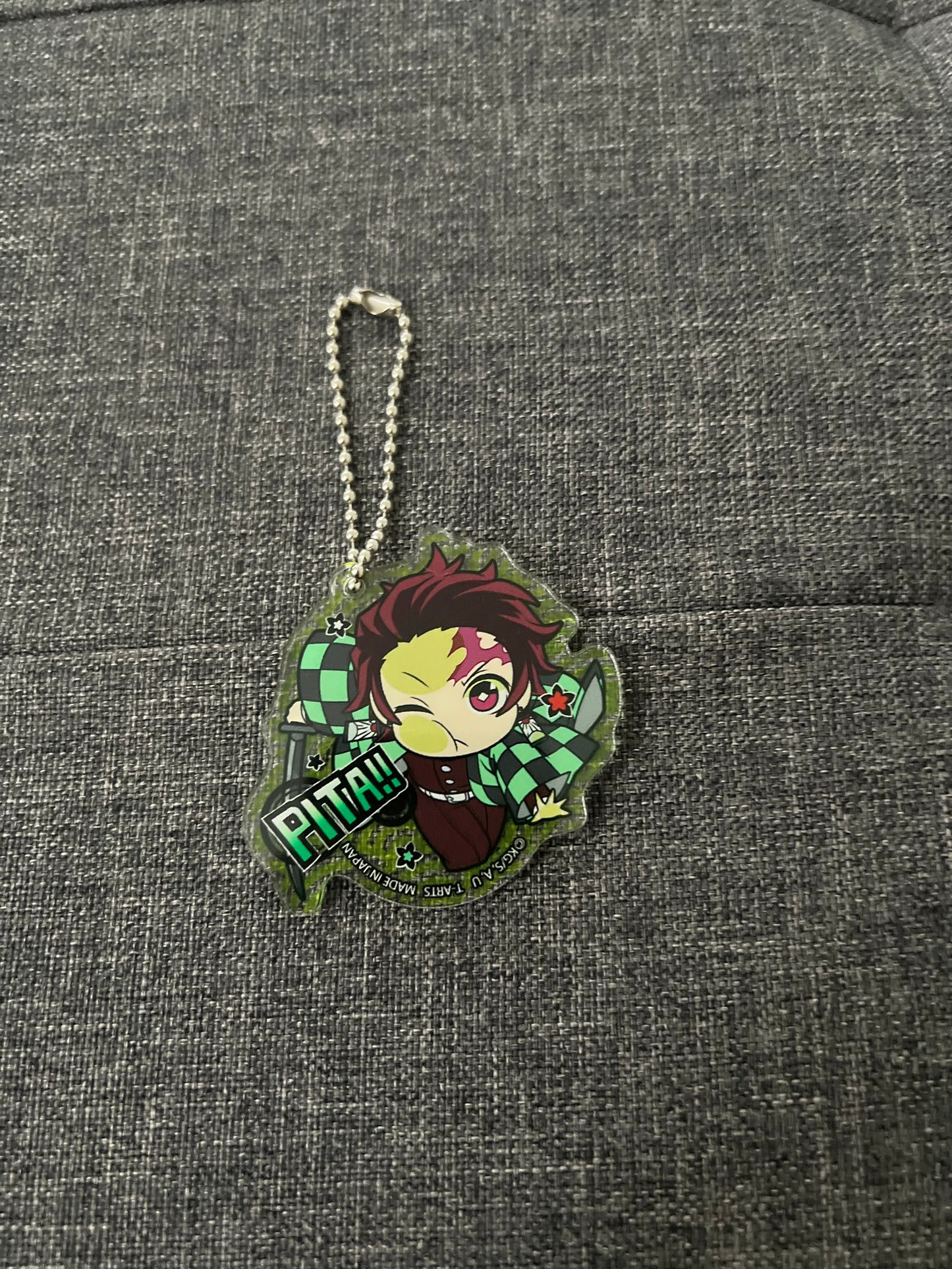 Demon Slayer Tanjiro Pita Anime Acrylic Keychain Charm