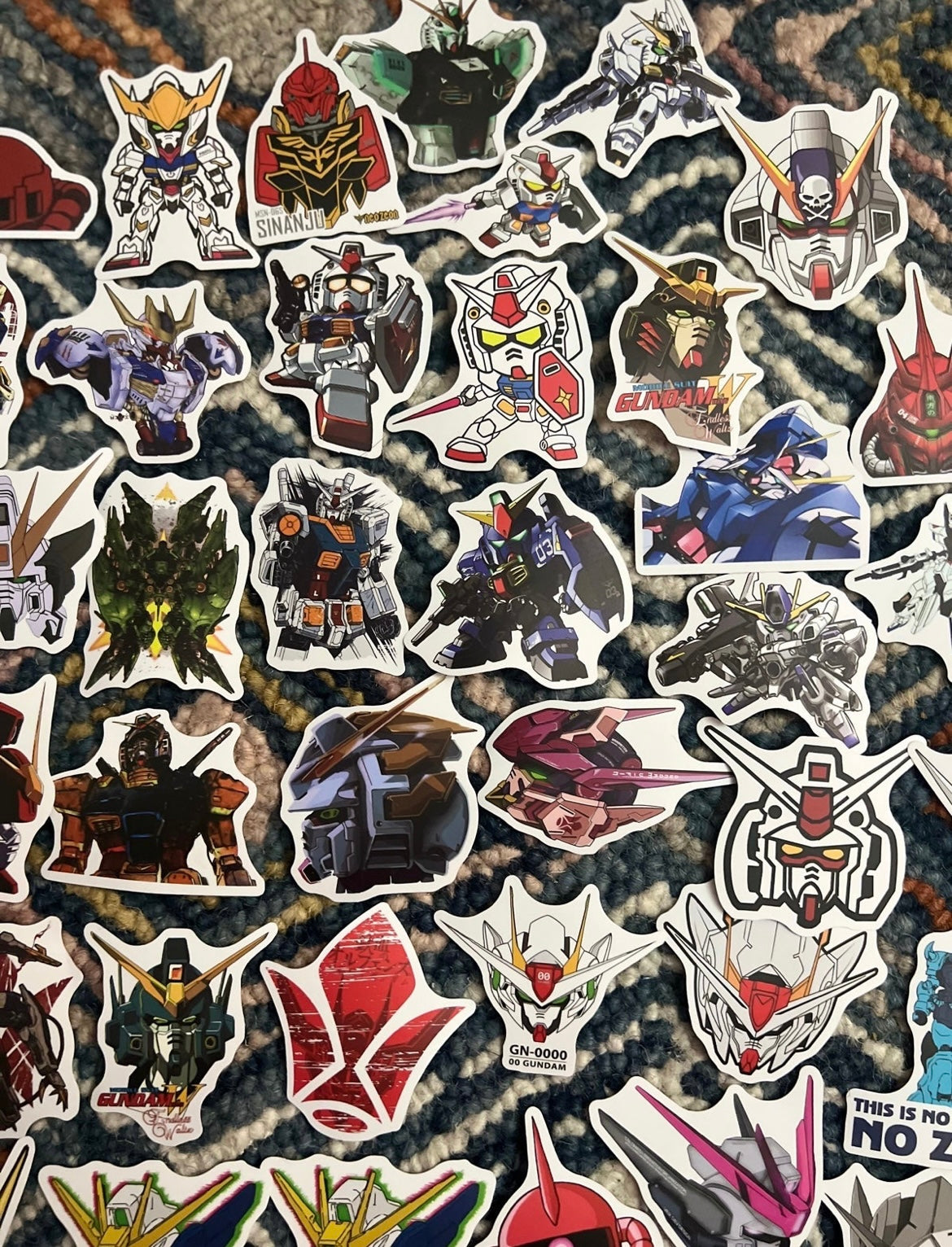 Gundam Anime 50 Piece Sticker Set