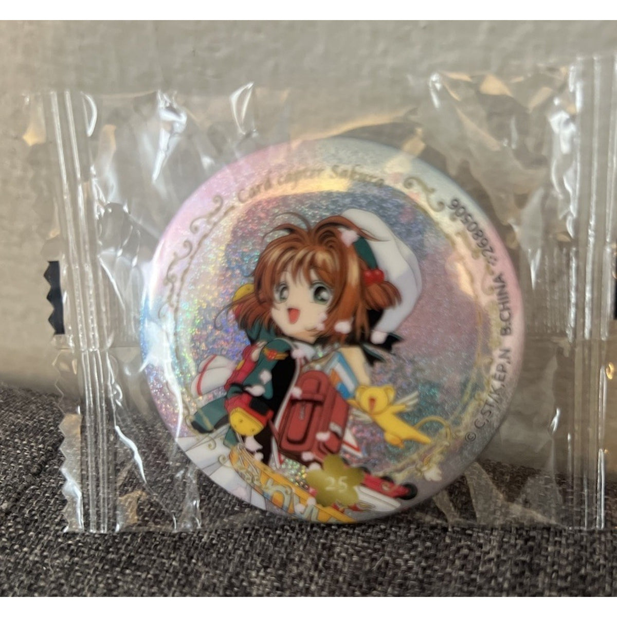Cardcaptor Sakura 25th Anniversary Can Badge Holographic