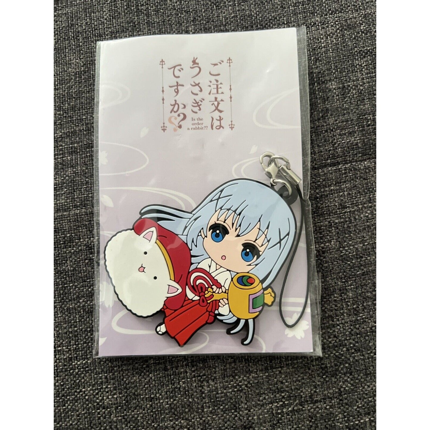 Is The Order A Rabbit? Chino Kafu Rubber Charm Strap Anime Brand New US Seller