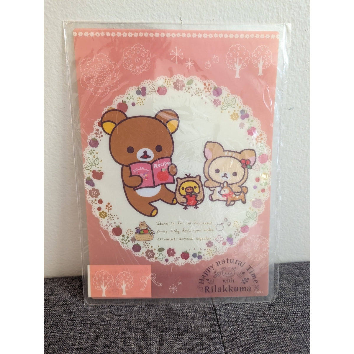 Rilakkuma Happy Natural Time Desk Mat