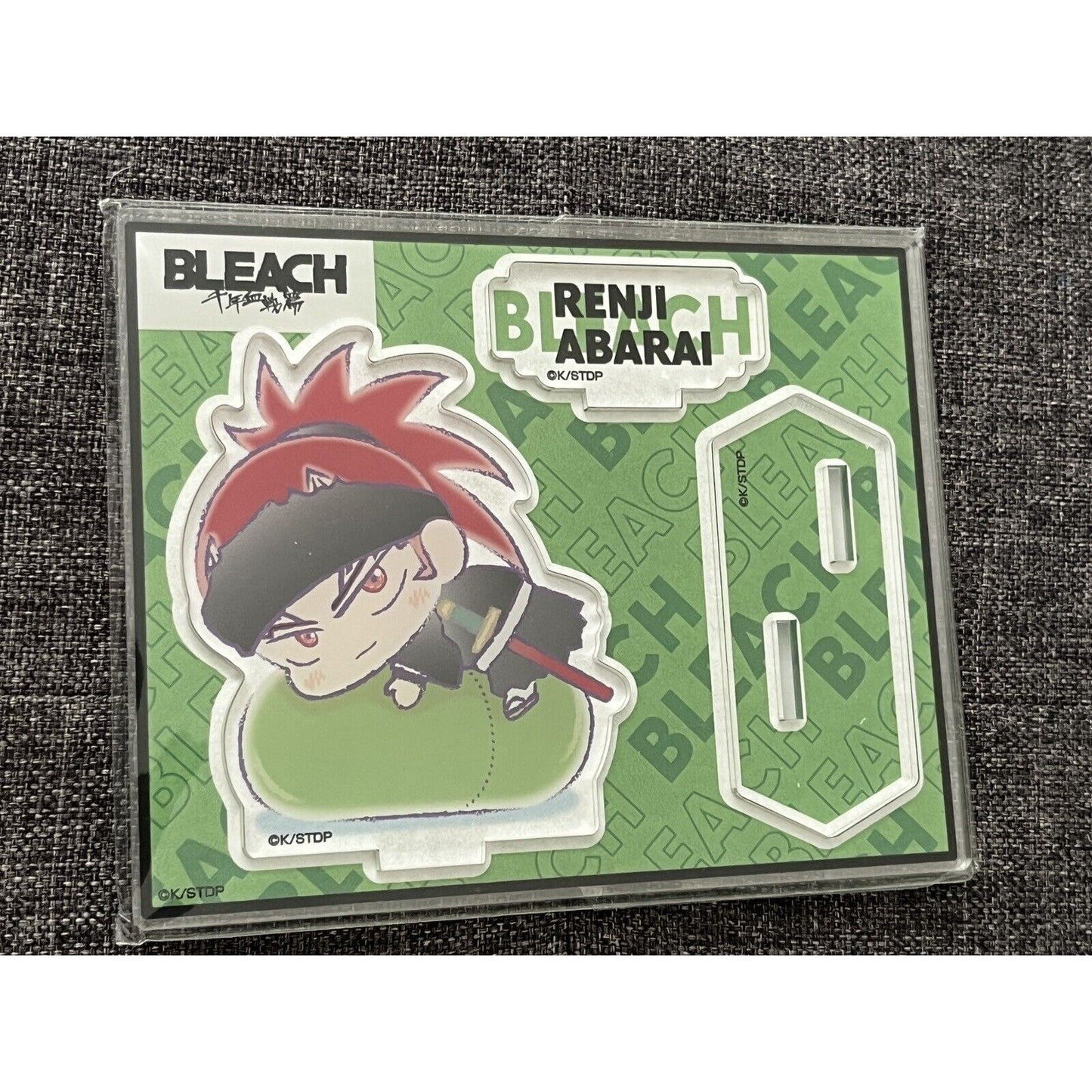 Bleach Renji Abarai Acrylic Figure Stand Chibi Hasepro Brand New US Seller