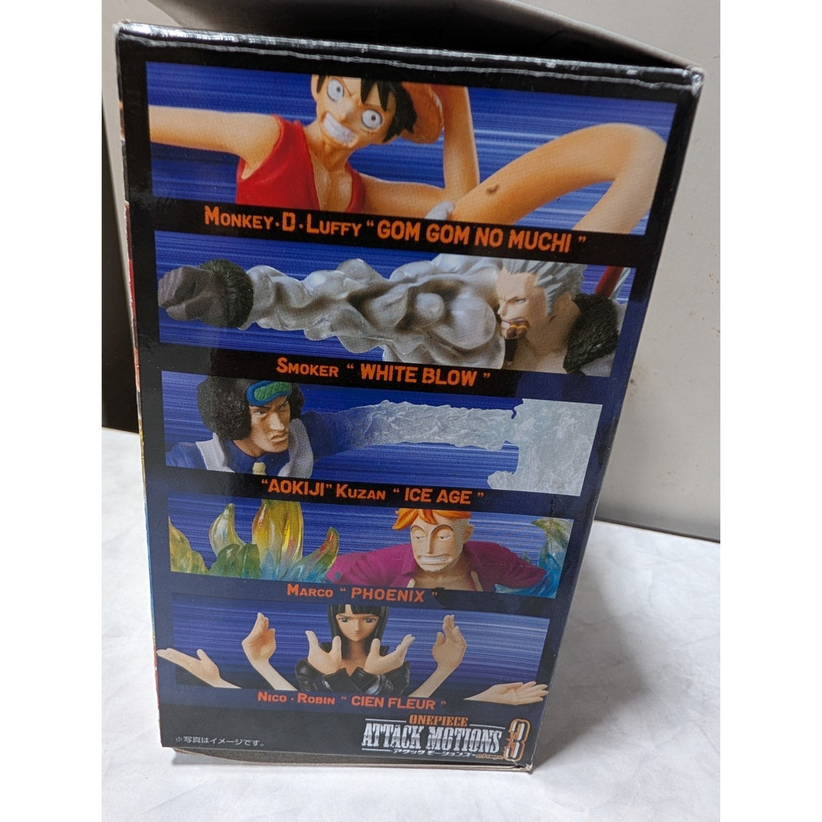 One Piece Figurine Figure Monkey D. Luffy Attack Motions Chap. 3 / Bandai