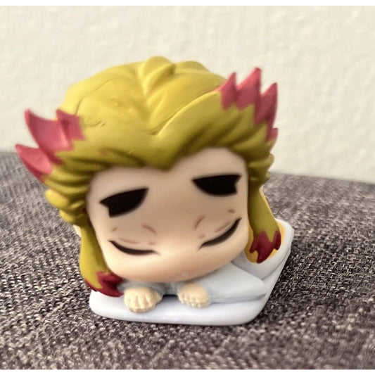 Demon Slayer Kyojuro Rengoku Onemutan Gachapon Sleeping Figurine US Seller