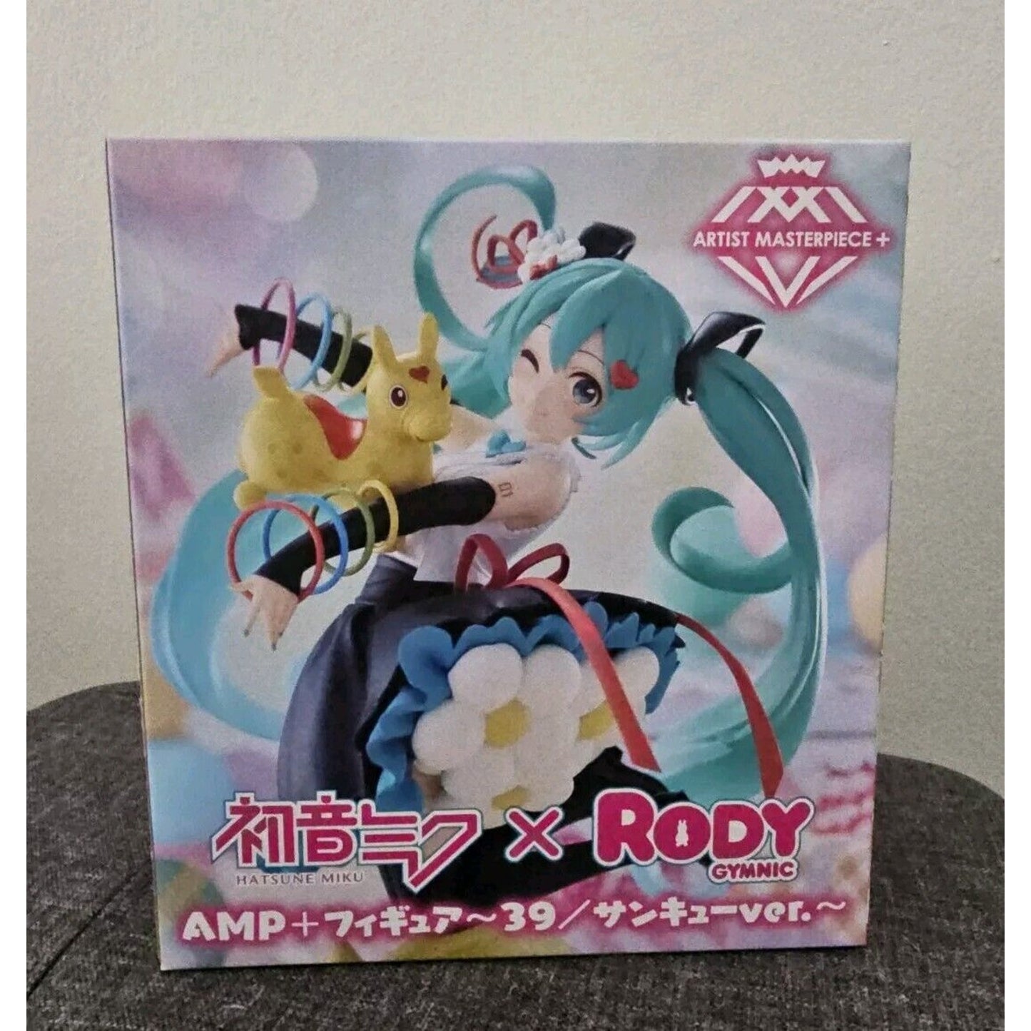 Hatsune Miku x Rody AMP+ Figure 39/Thank you ver. TAITO Japan [US Seller]