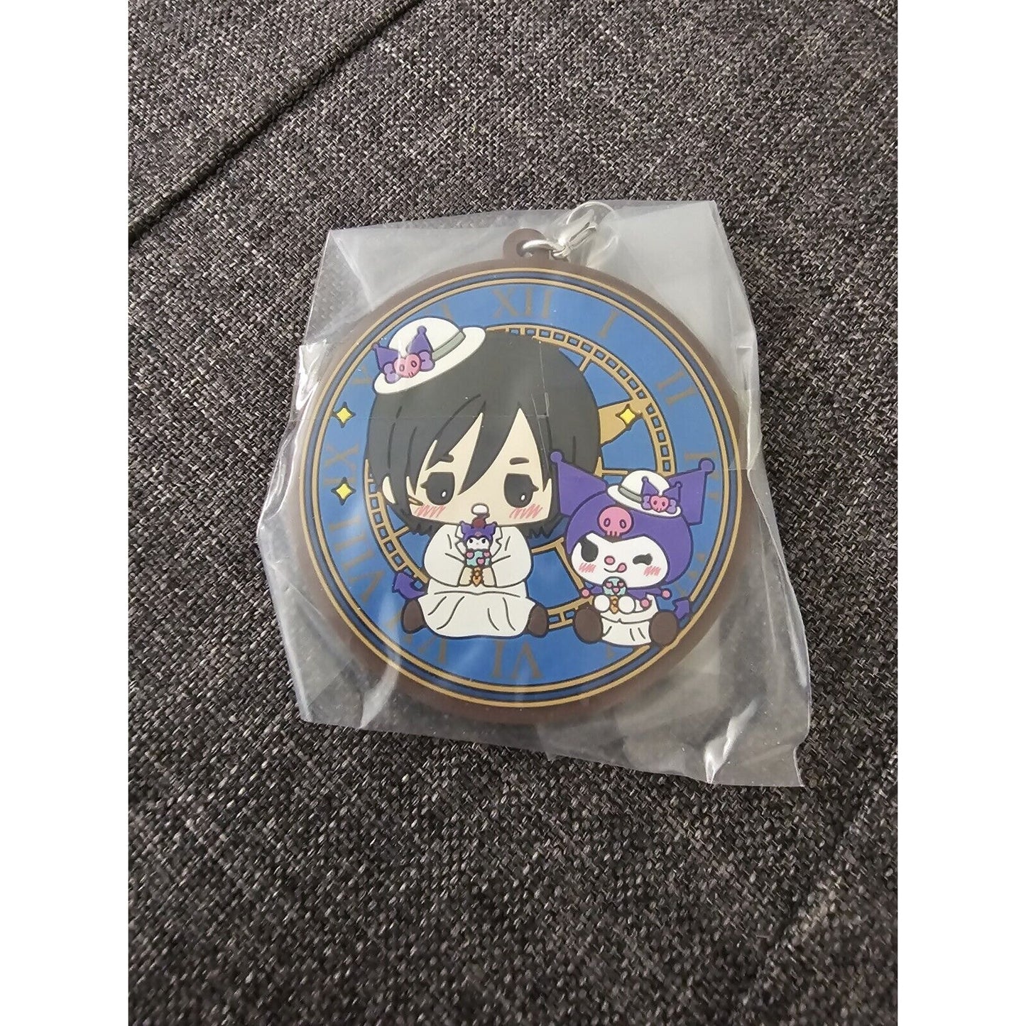 Attack On Titan X Sanrio Collab Mikasa Ackerman Kuromi Rubber Charm Anime