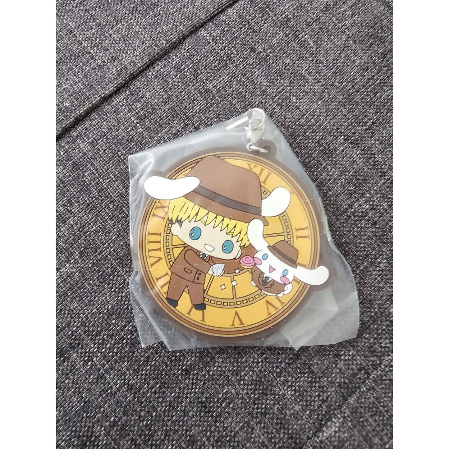 Attack On Titan X Sanrio Collab Armin Alert Cinnamoroll Rubber Charm Keychain