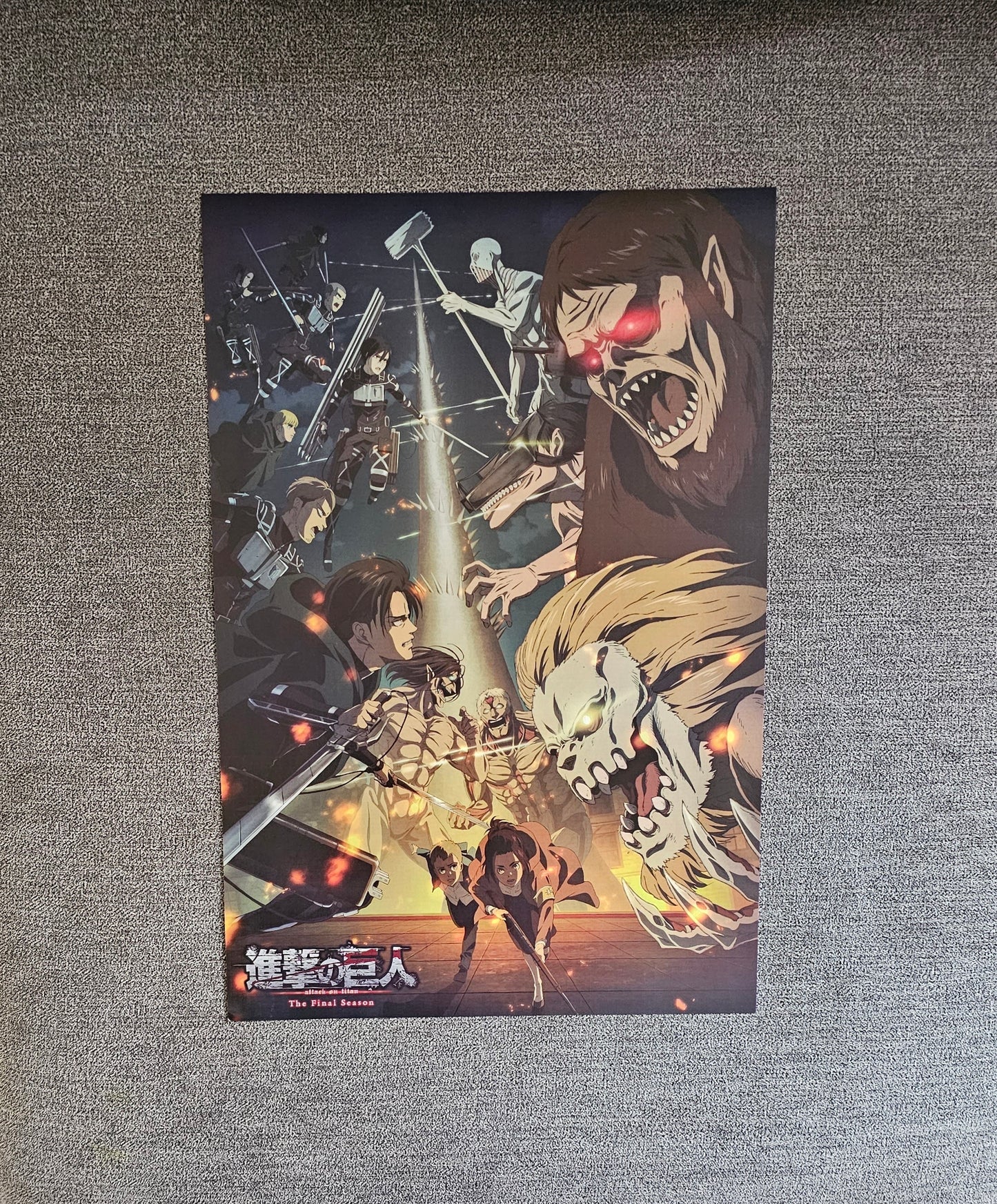 Attack On Titan Anime 8 Piece Poster Set