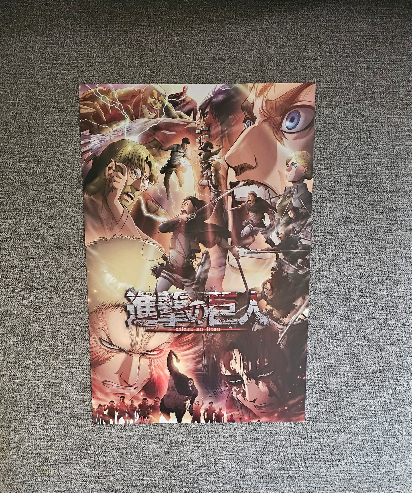 Attack On Titan Anime 8 Piece Poster Set