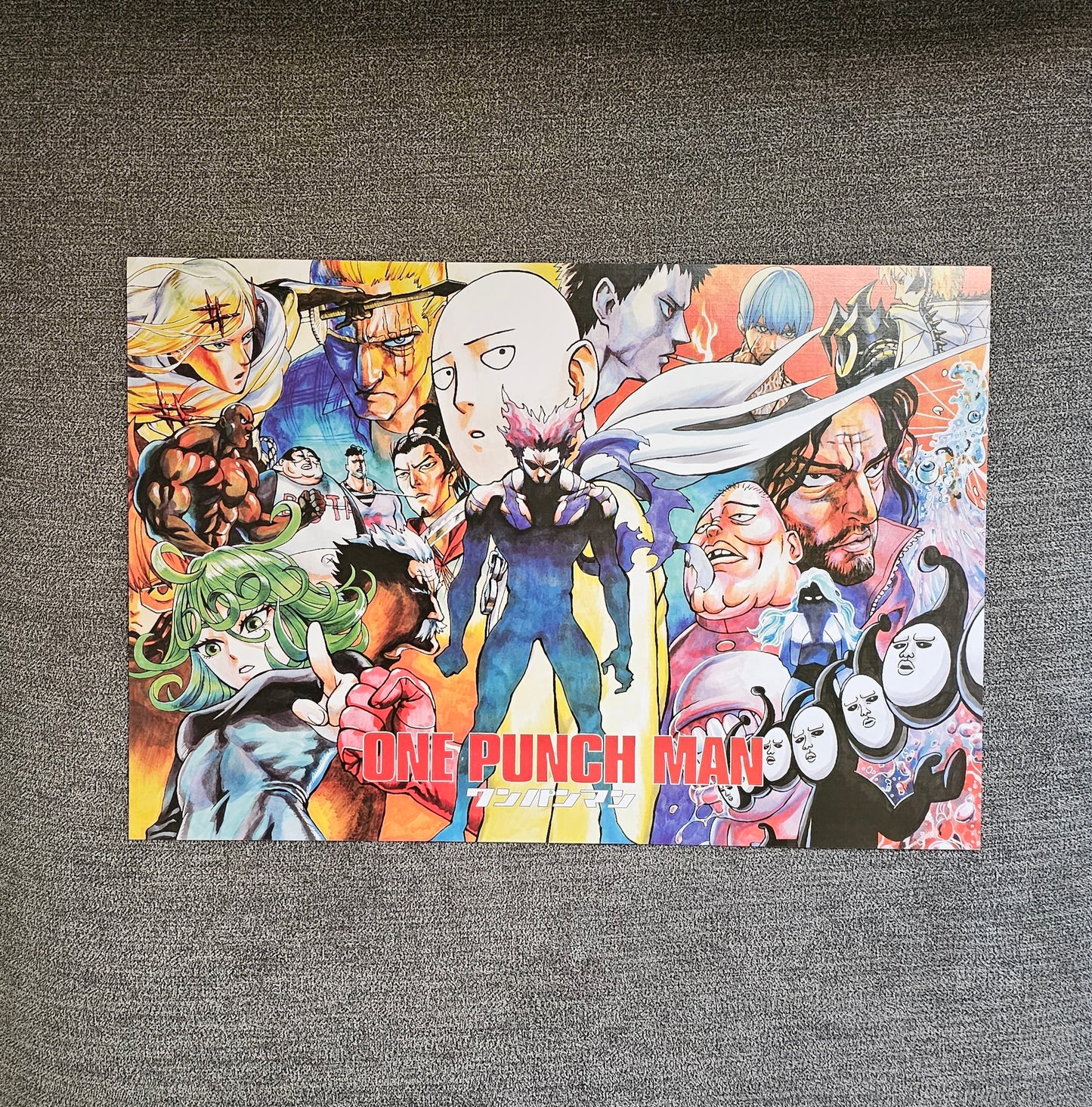 One Punch Man Anime 8 Piece Posters Set