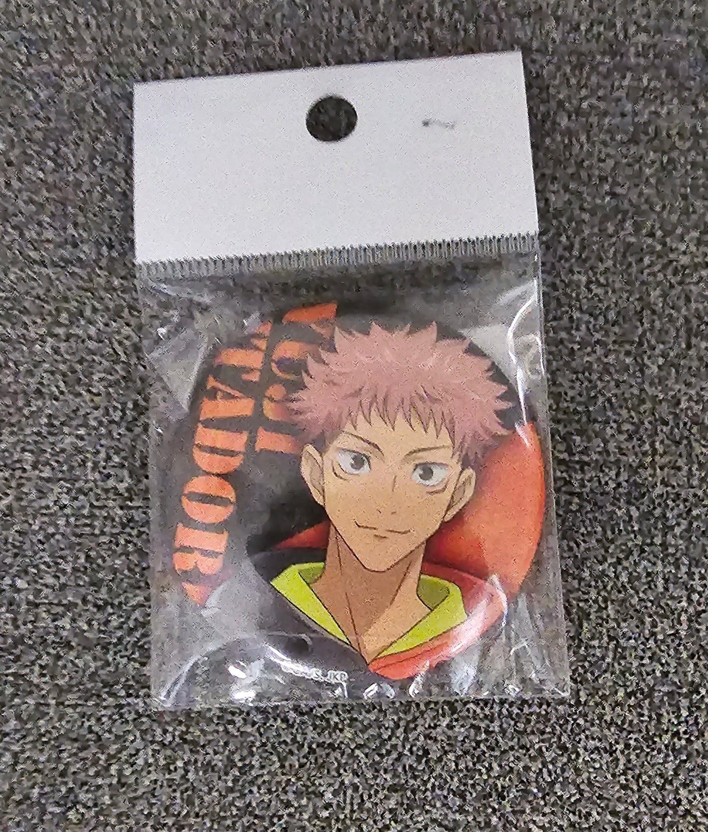 Jujutsu Kaisen Yuji Anime Can Badge Pin