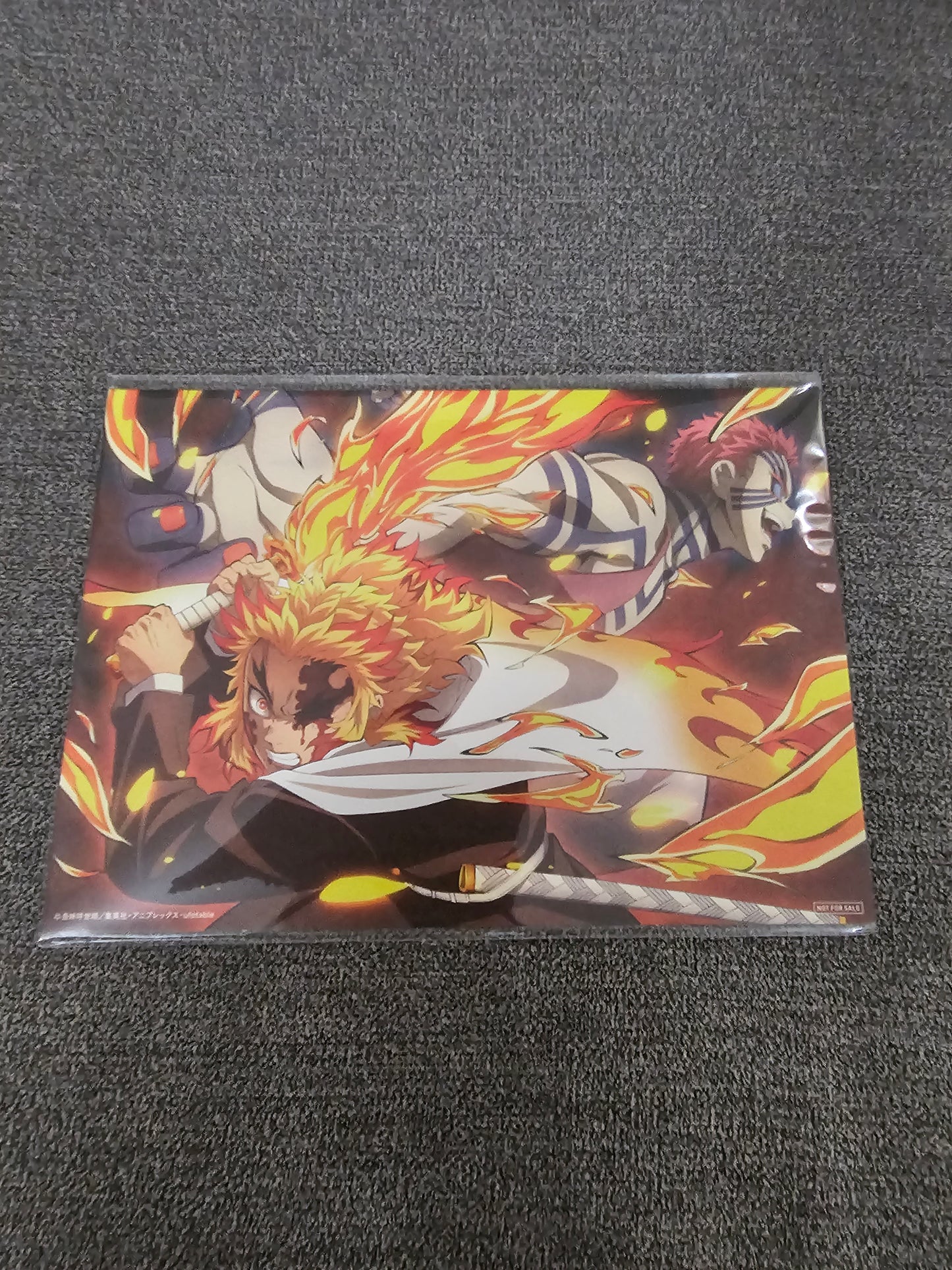 Demon Slayer Rengoku Akaza Battle Scene Visual Board UfoTable