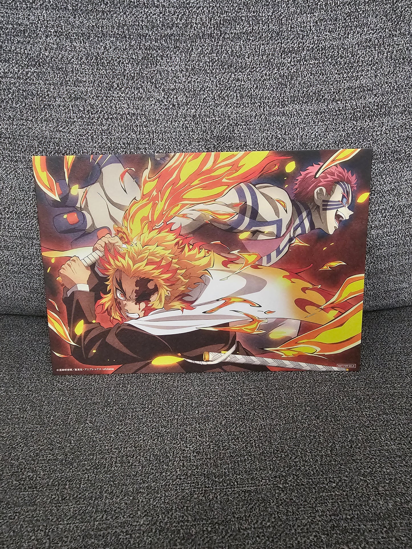 Demon Slayer Rengoku Akaza Battle Scene Visual Board UfoTable