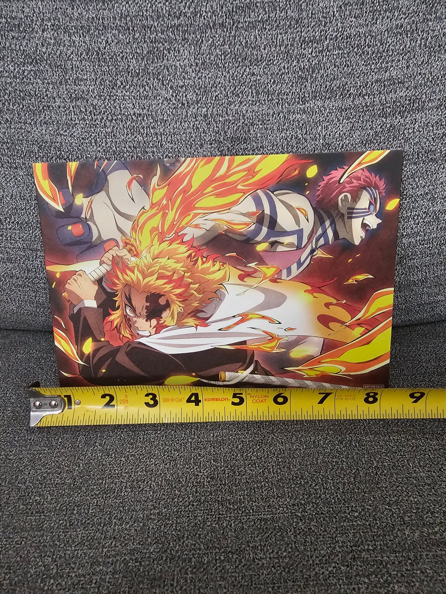 Demon Slayer Rengoku Akaza Battle Scene Visual Board UfoTable