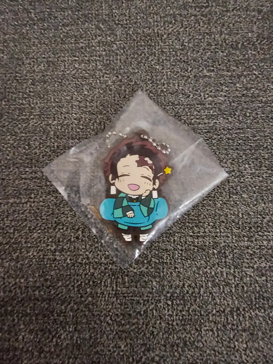 Demon Slayer Tanjiro Bandai Rubber Charm Keychain