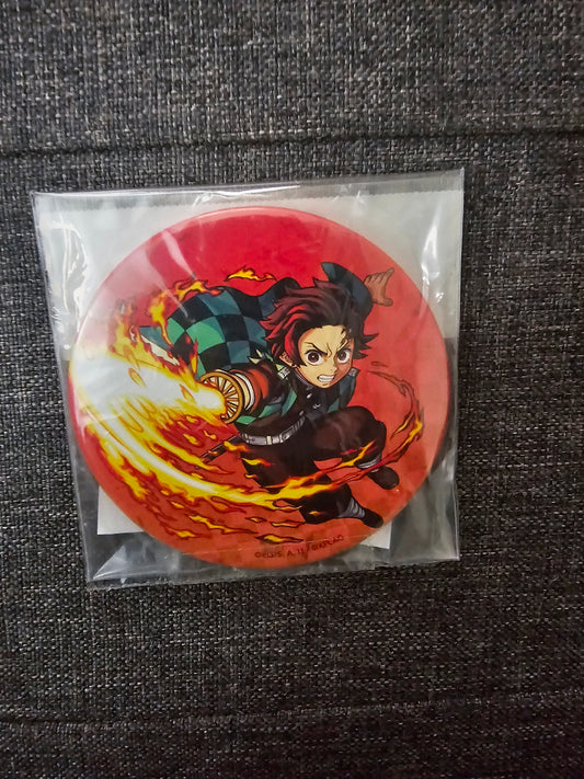 Demon Slayer Tanjiro Anime Can Badge Pin