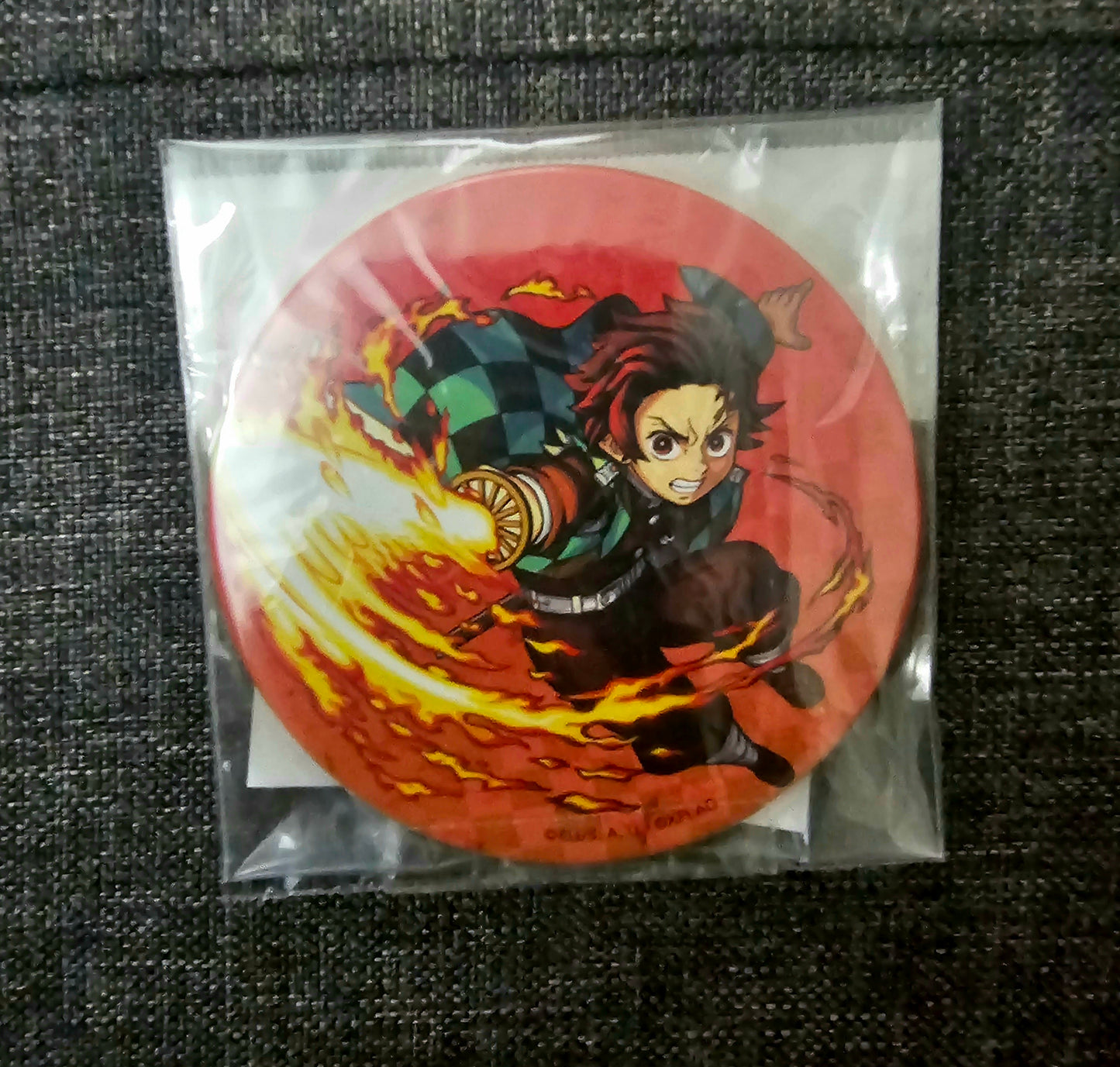 Demon Slayer Tanjiro Anime Can Badge Pin