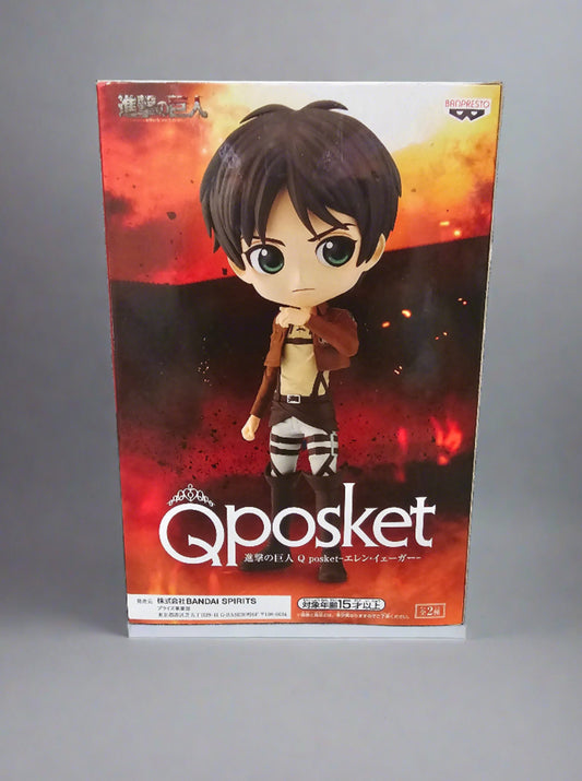 Attack On Titan Eren Yeager Ver A Q Posket Banpresto Figure