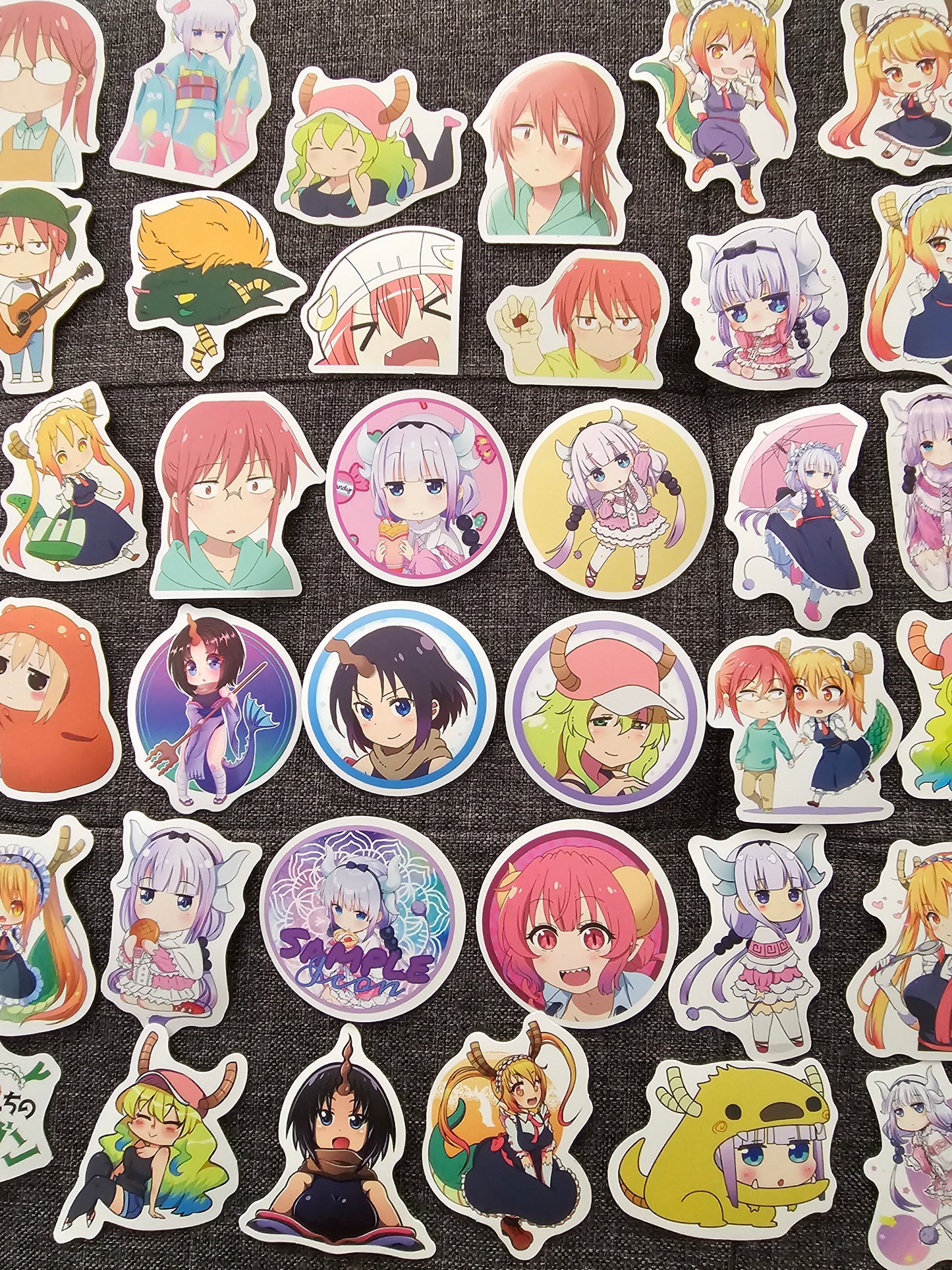 Miss Kobayashi's Dragon Maid Anime 50 Piece Sticker Set