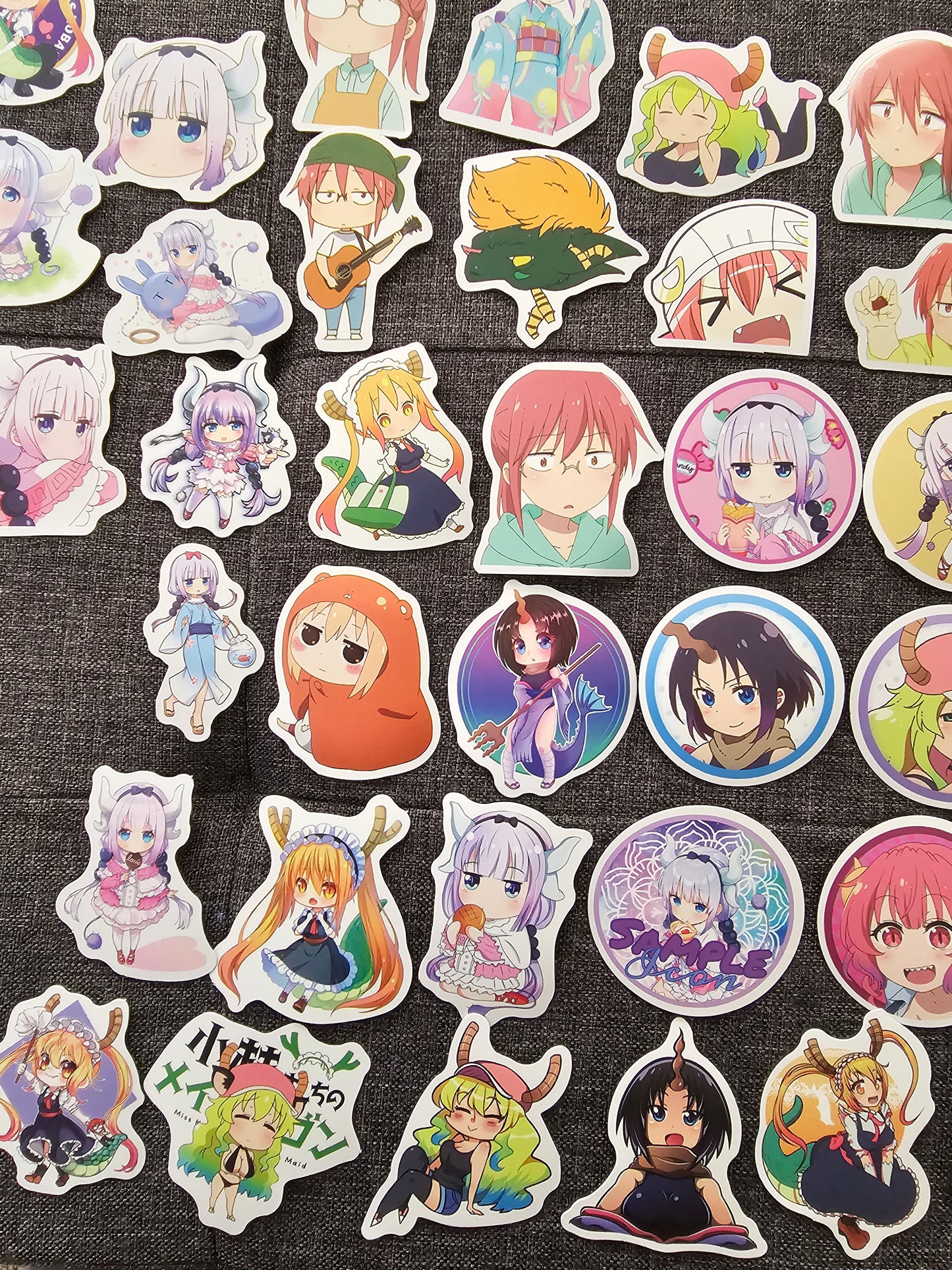 Miss Kobayashi's Dragon Maid Anime 50 Piece Sticker Set