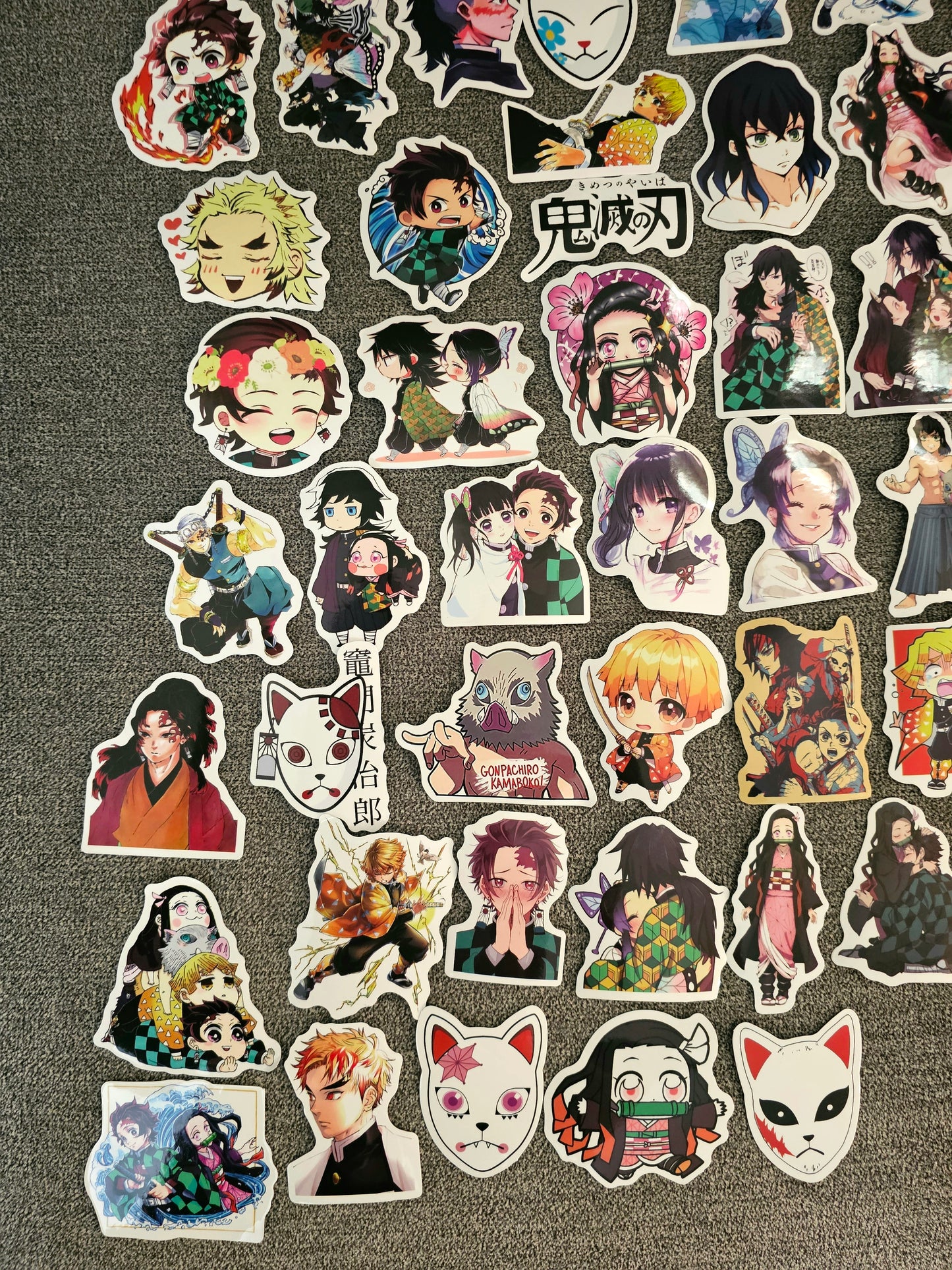 Demon Slayer Anime 50 Piece Sticker Set