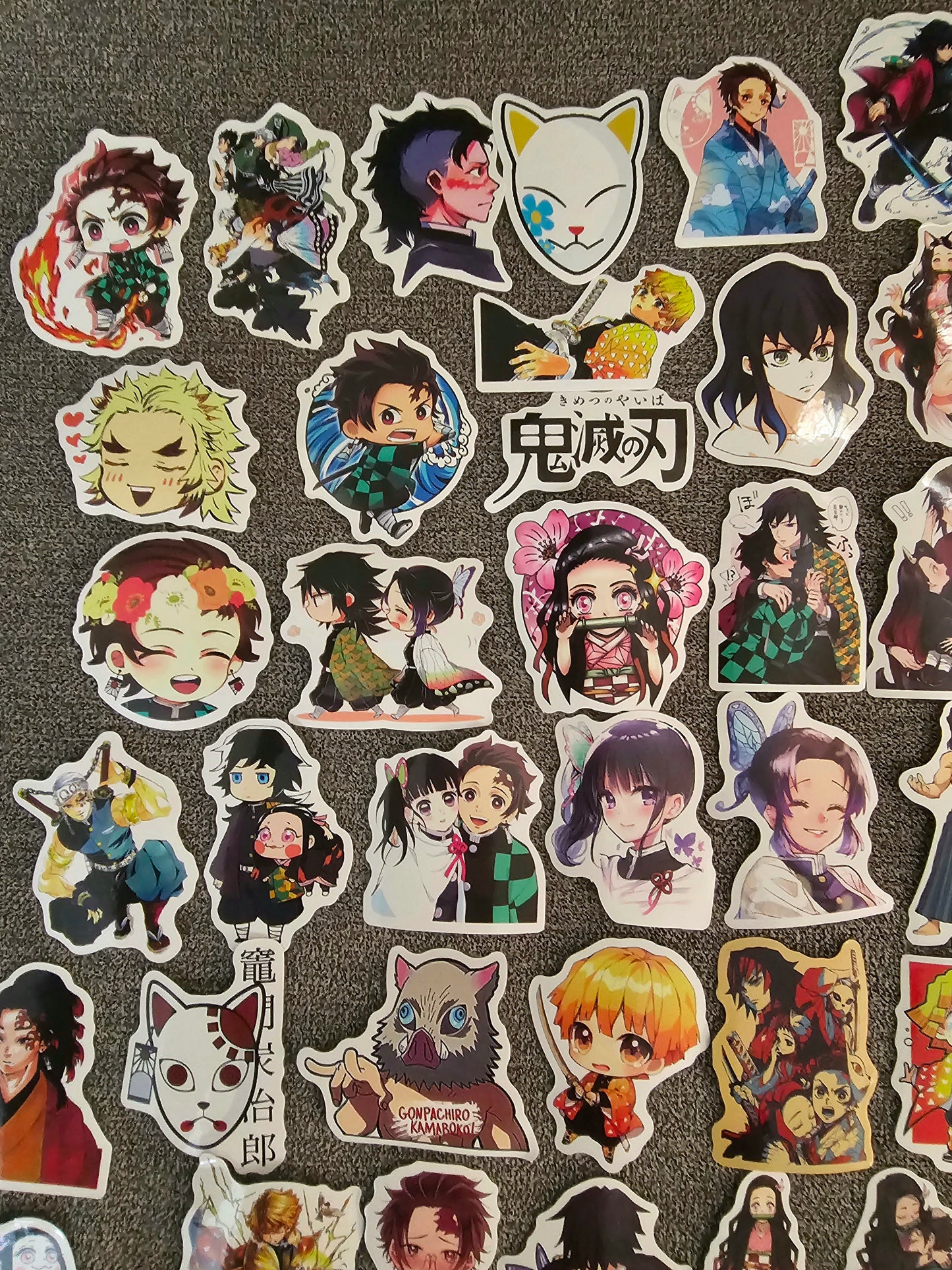 Demon Slayer Anime 50 Piece Sticker Set