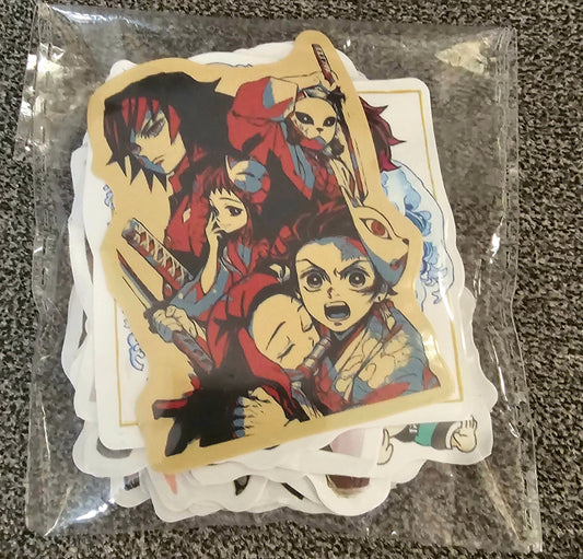 Demon Slayer Anime 50 Piece Sticker Set