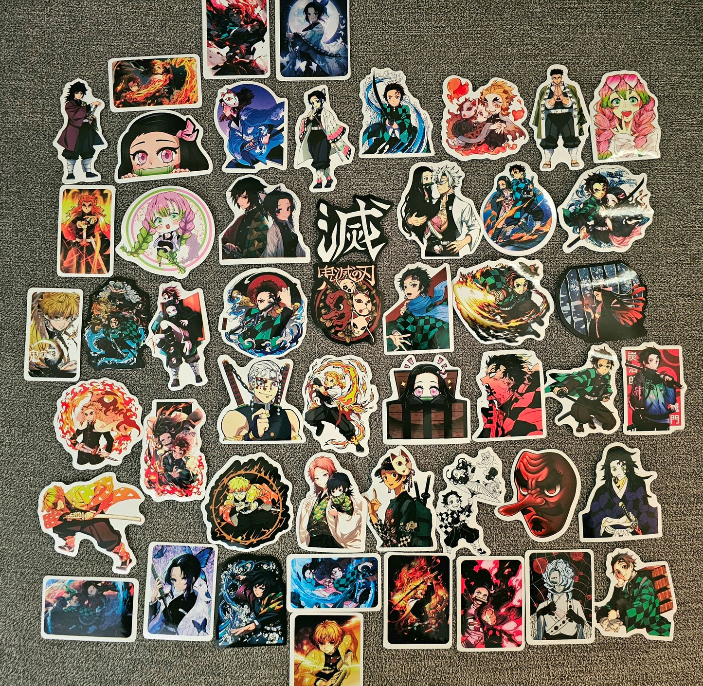 Demon Slayer Anime 50 Piece Sticker Set