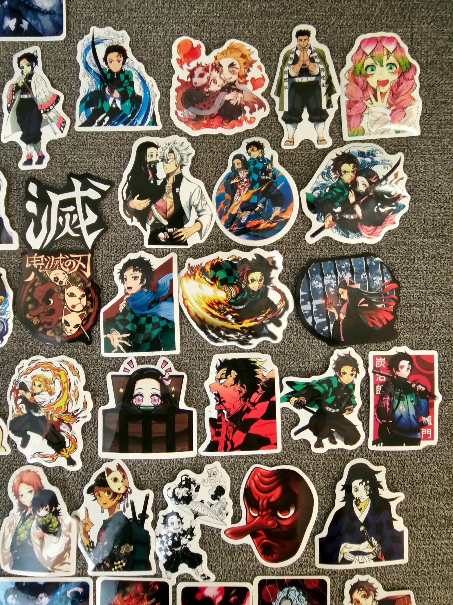 Demon Slayer Anime 50 Piece Sticker Set