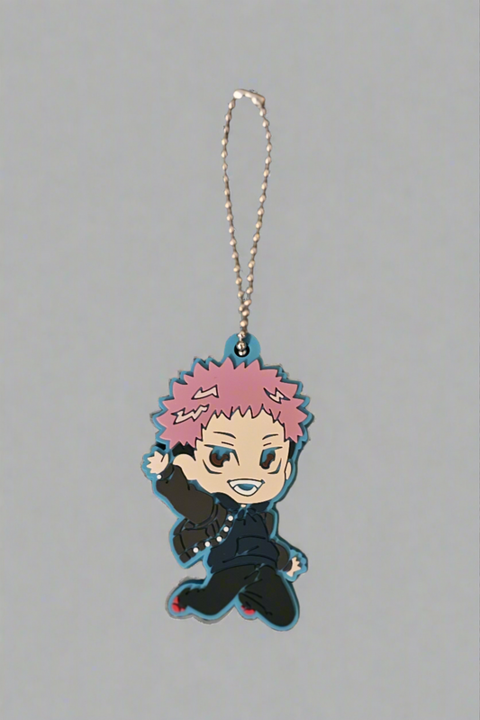 Jujutsu Kaisen Yuji Itadori Gashapon Rubber Charm Strap