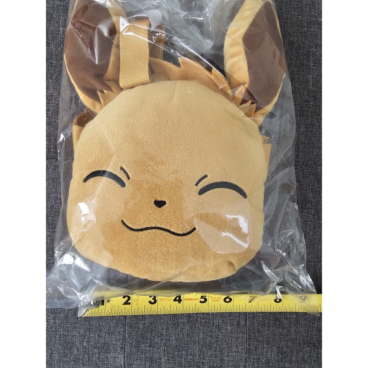 Pokemon Eevee Face Plush 8” Shoulder Bag w/ Tag Bandai Banpresto Rare F/S!