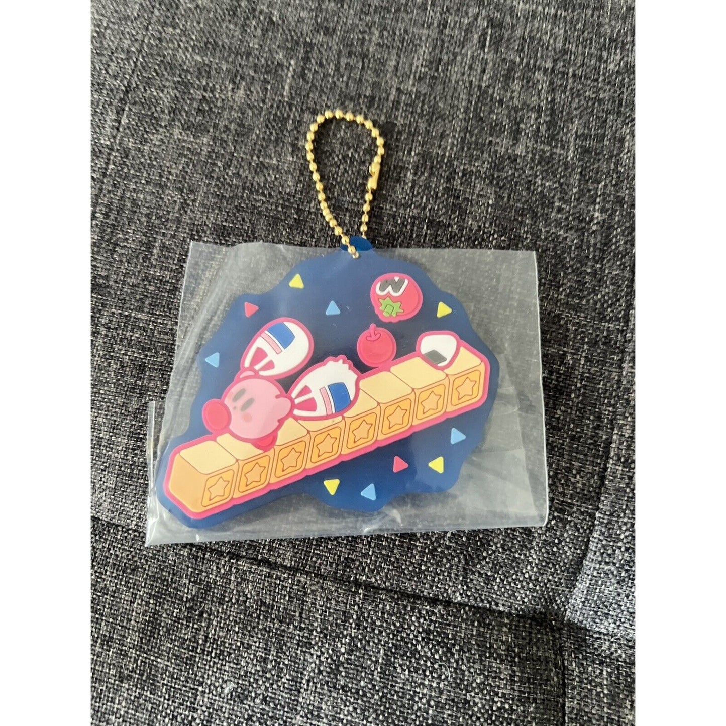 Kirby Dream Land Rubber Charm Keychain Nintendo US Seller