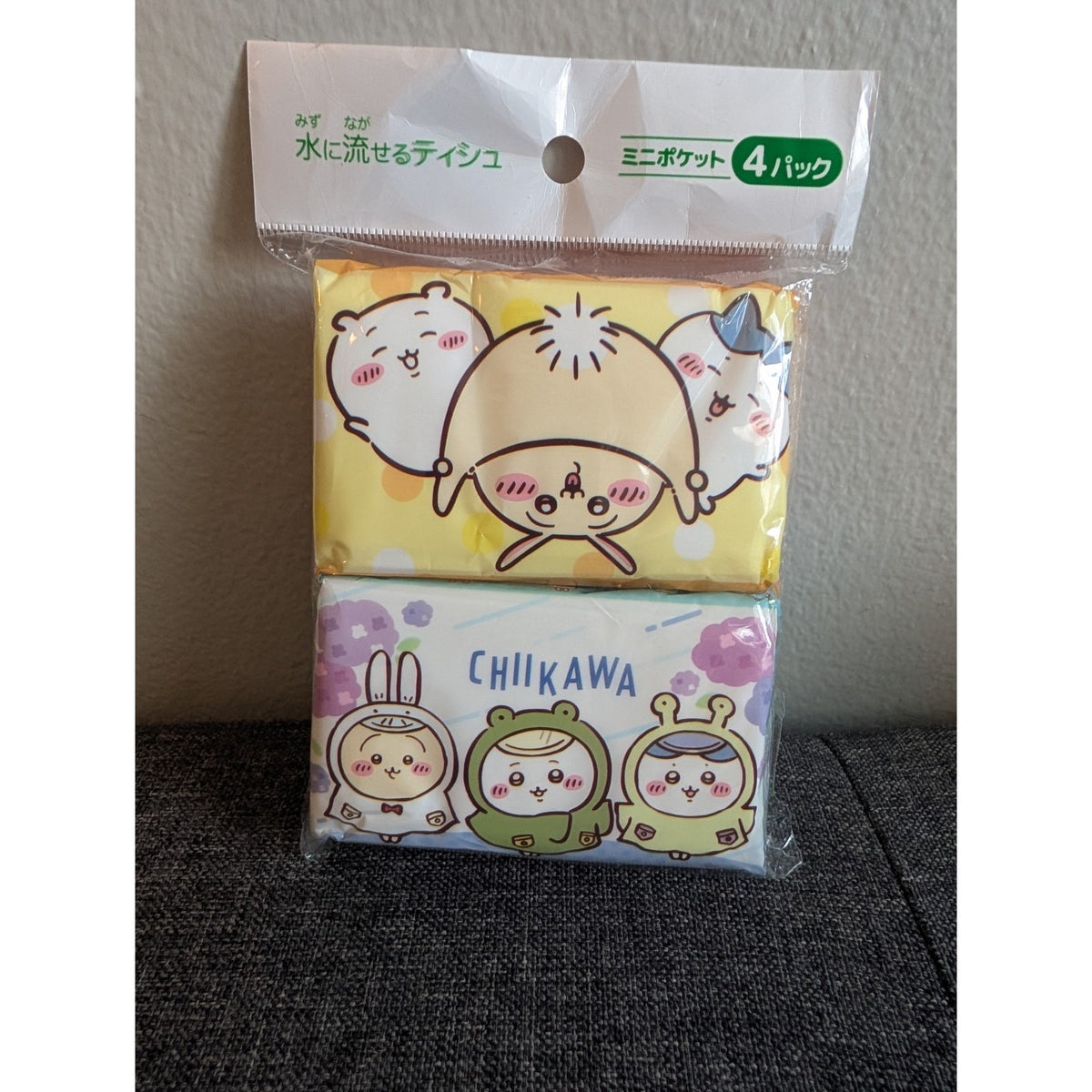 Chiikawa Hachiware Usagi 4 Piece Tissue Pack