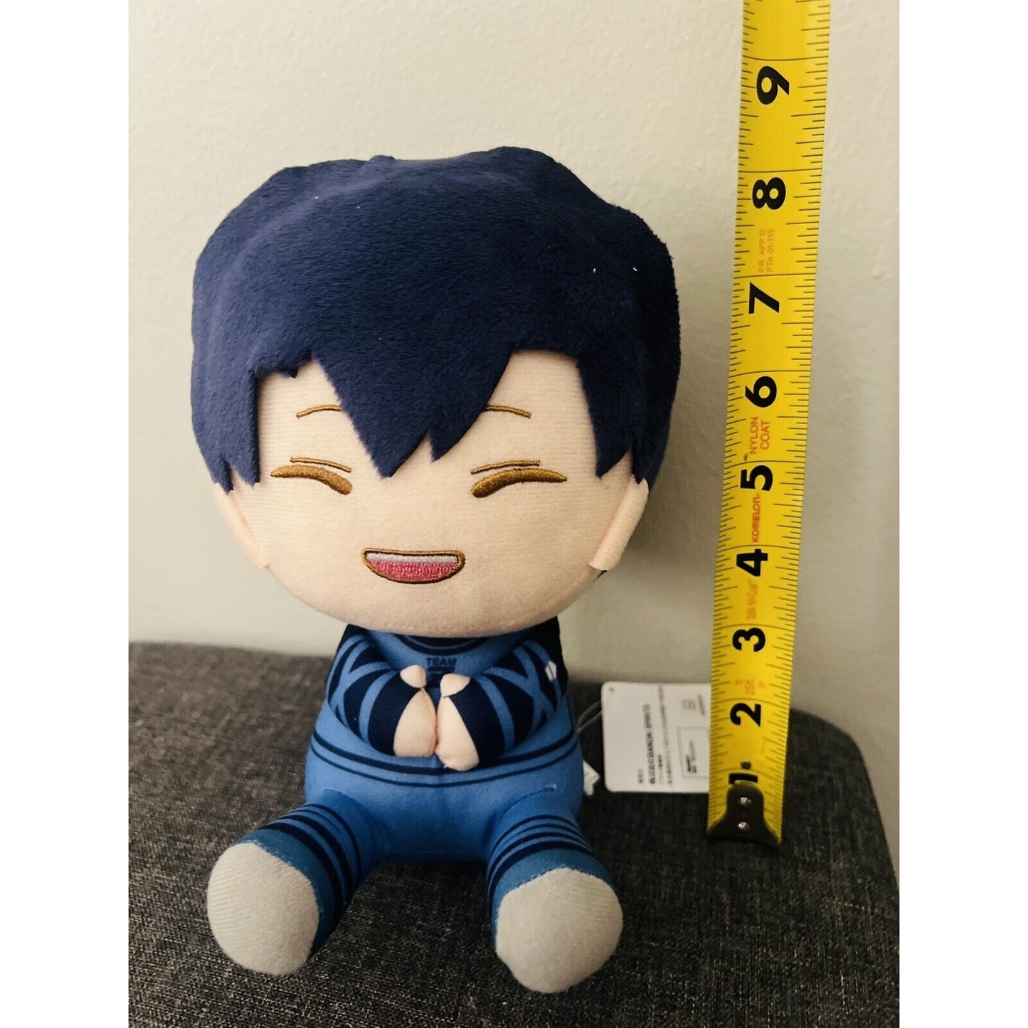 Blue Lock Yoichi Isagi Pofutto Sitting Plush Bandai BNWT US Seller