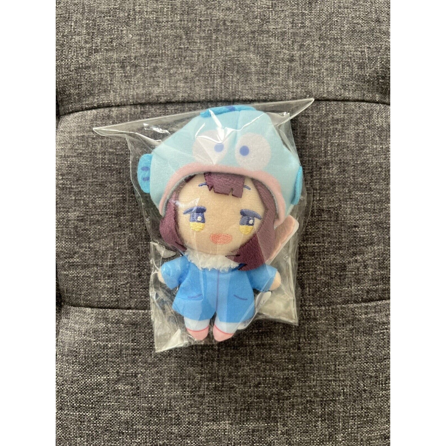 Yuru Camp X Sanrio Collab Toki Ayano Hangyodon Plush 4” BNWT US Seller