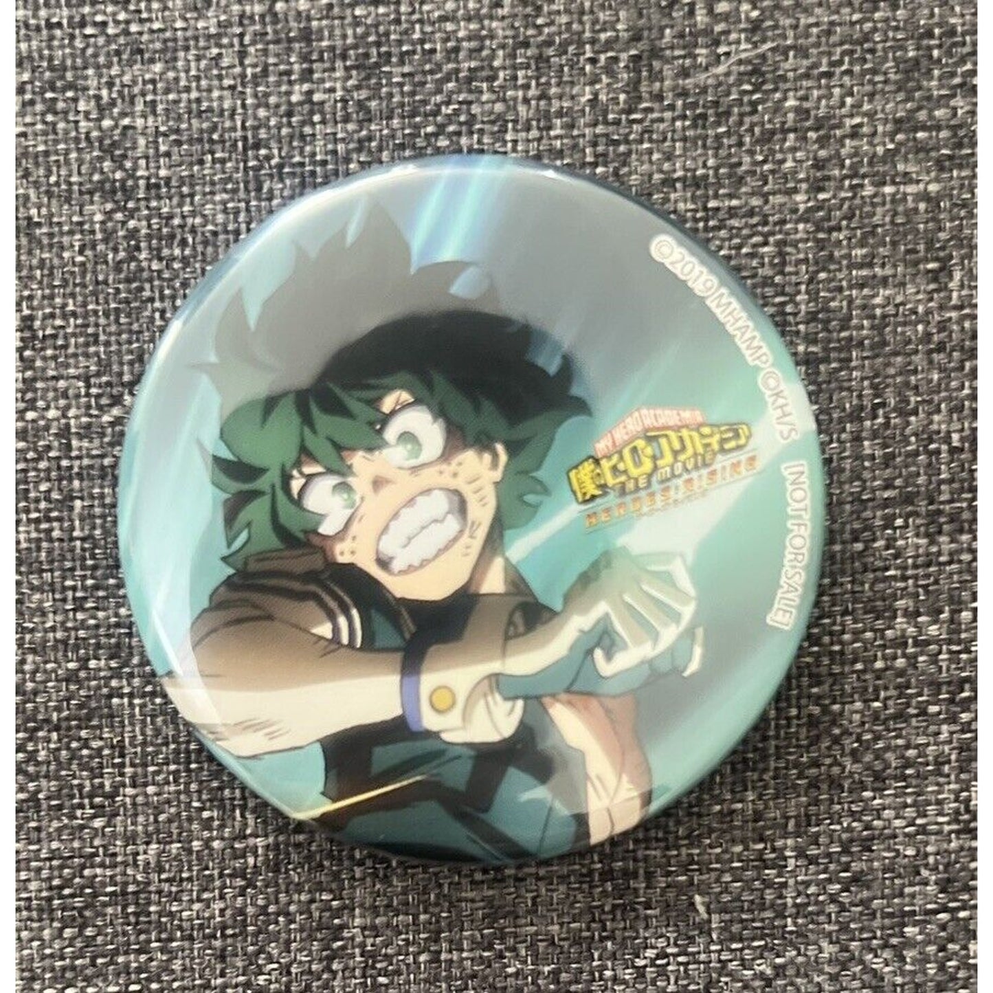 My Hero Academia Heroes Rising Deku Can Badge Shueisha Anime Pin Brand New