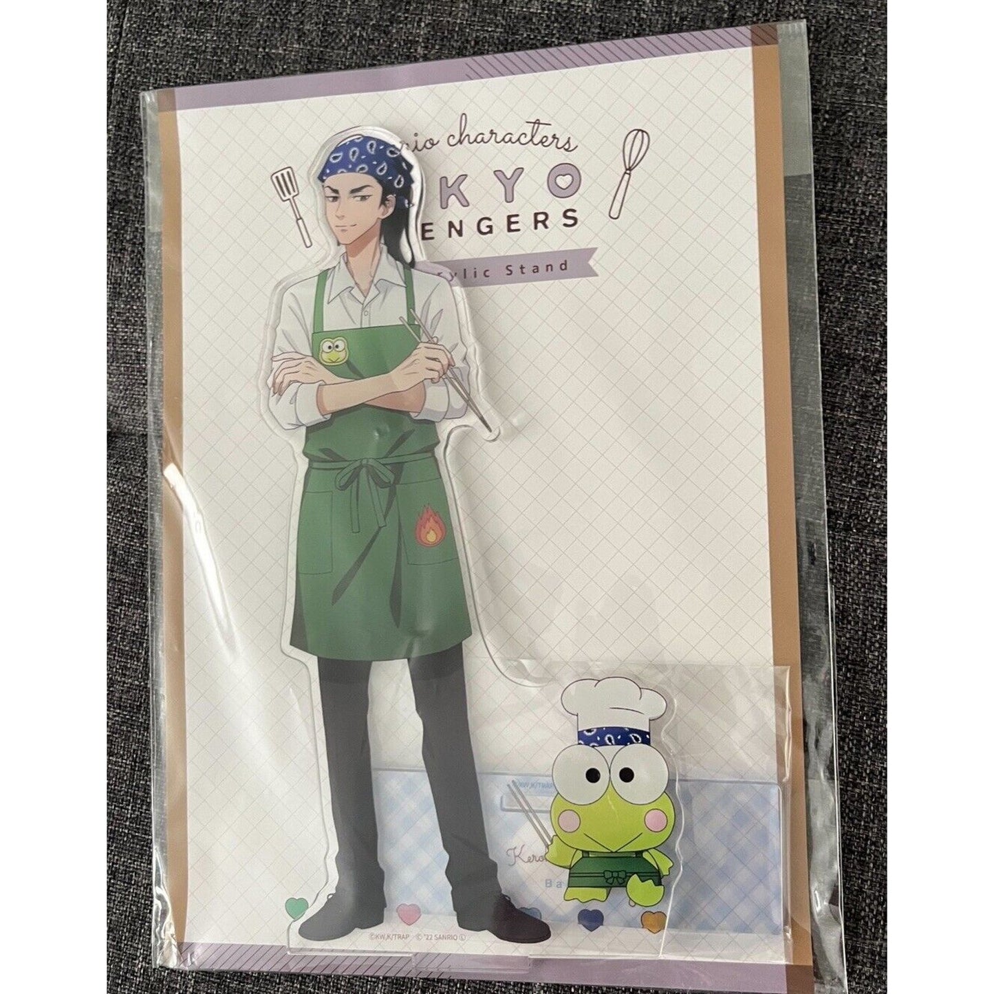 Tokyo Revengers Sanrio Keisuke Baji Keroppi Cooking Acrylic Figure Stand