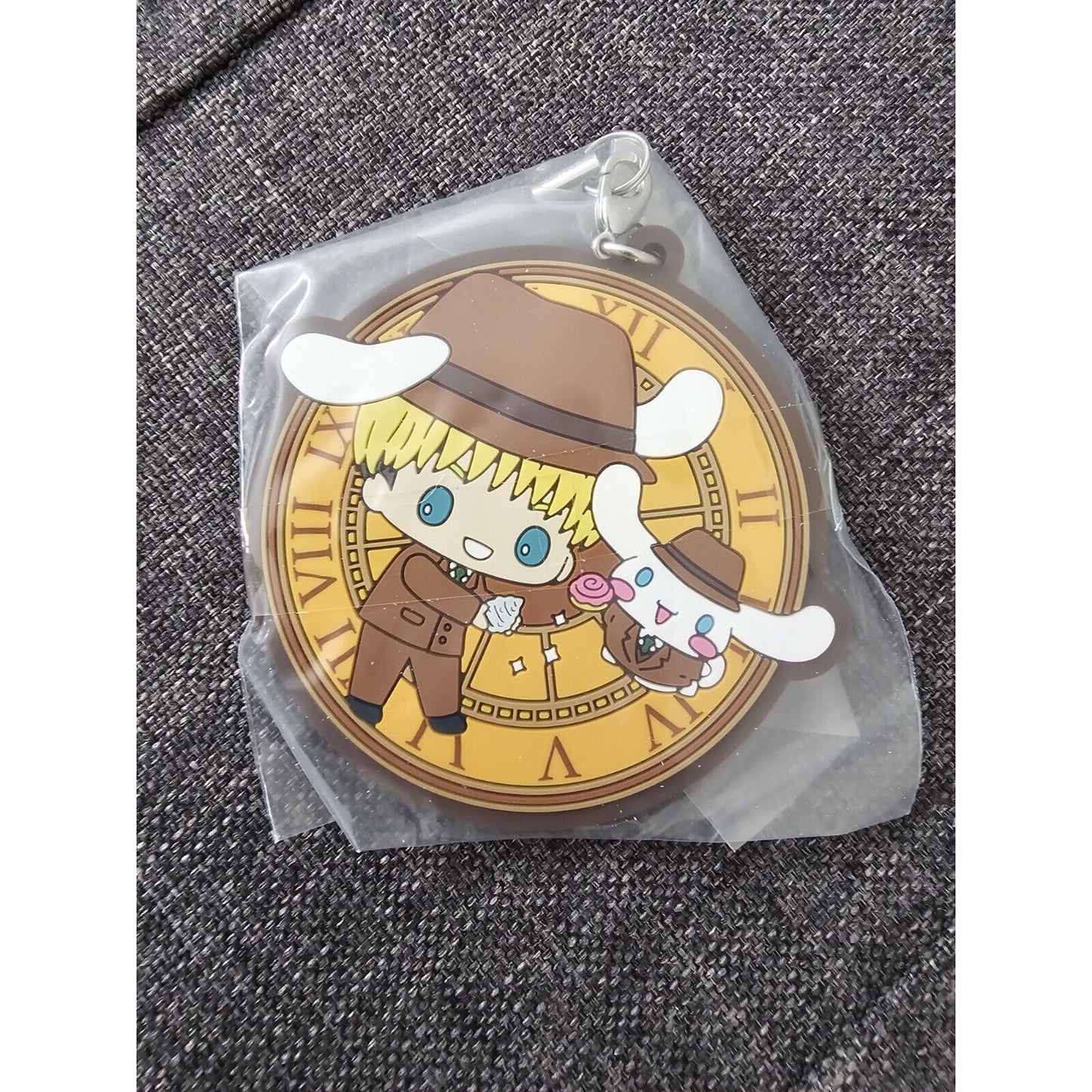 Attack On Titan X Sanrio Collab Armin Alert Cinnamoroll Rubber Charm Keychain