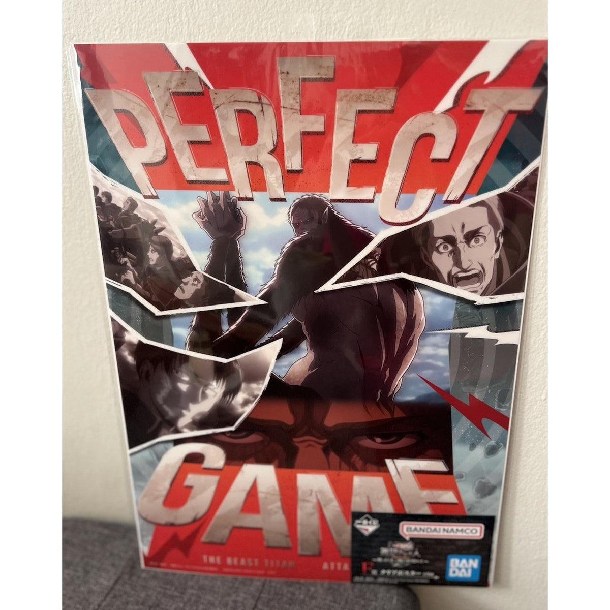 Attack On Titan Ichiban Kuji Beast Titan Poster 16X11